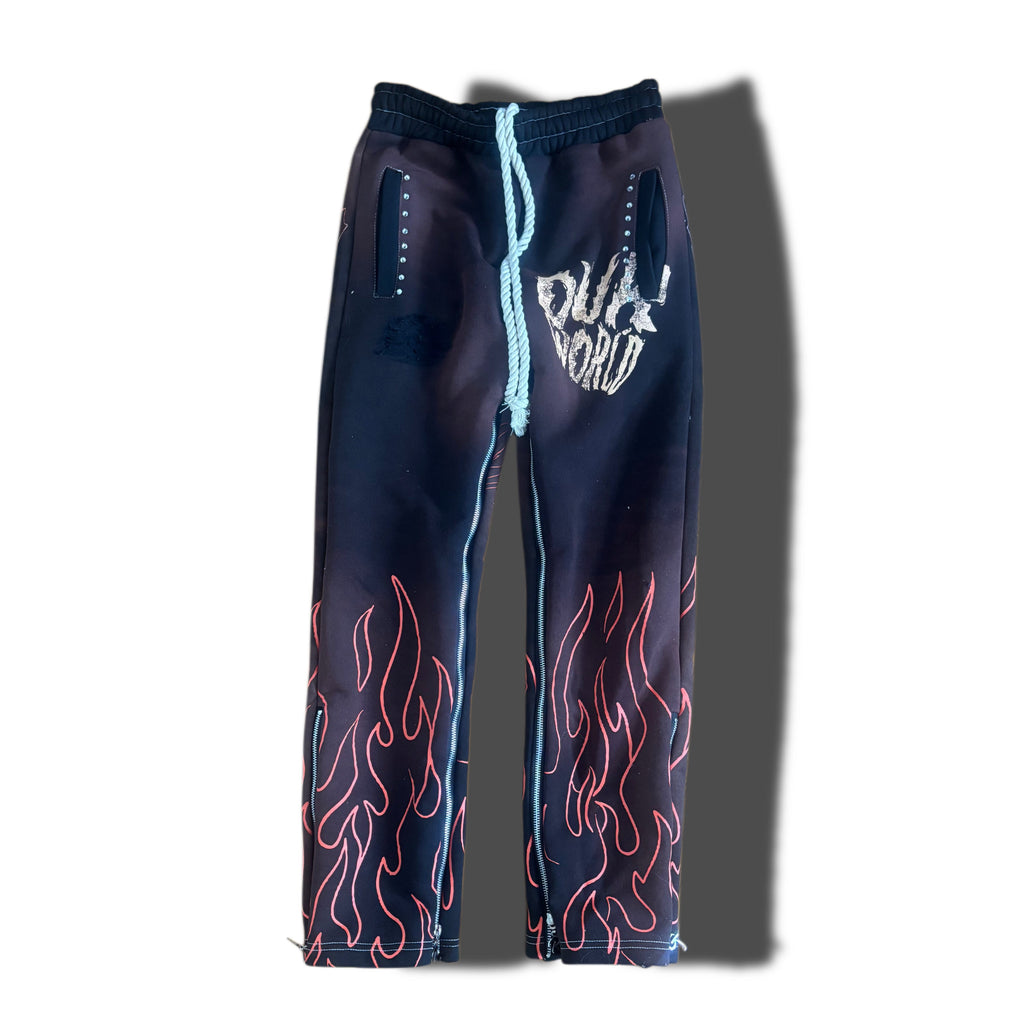 World on fire Sweats